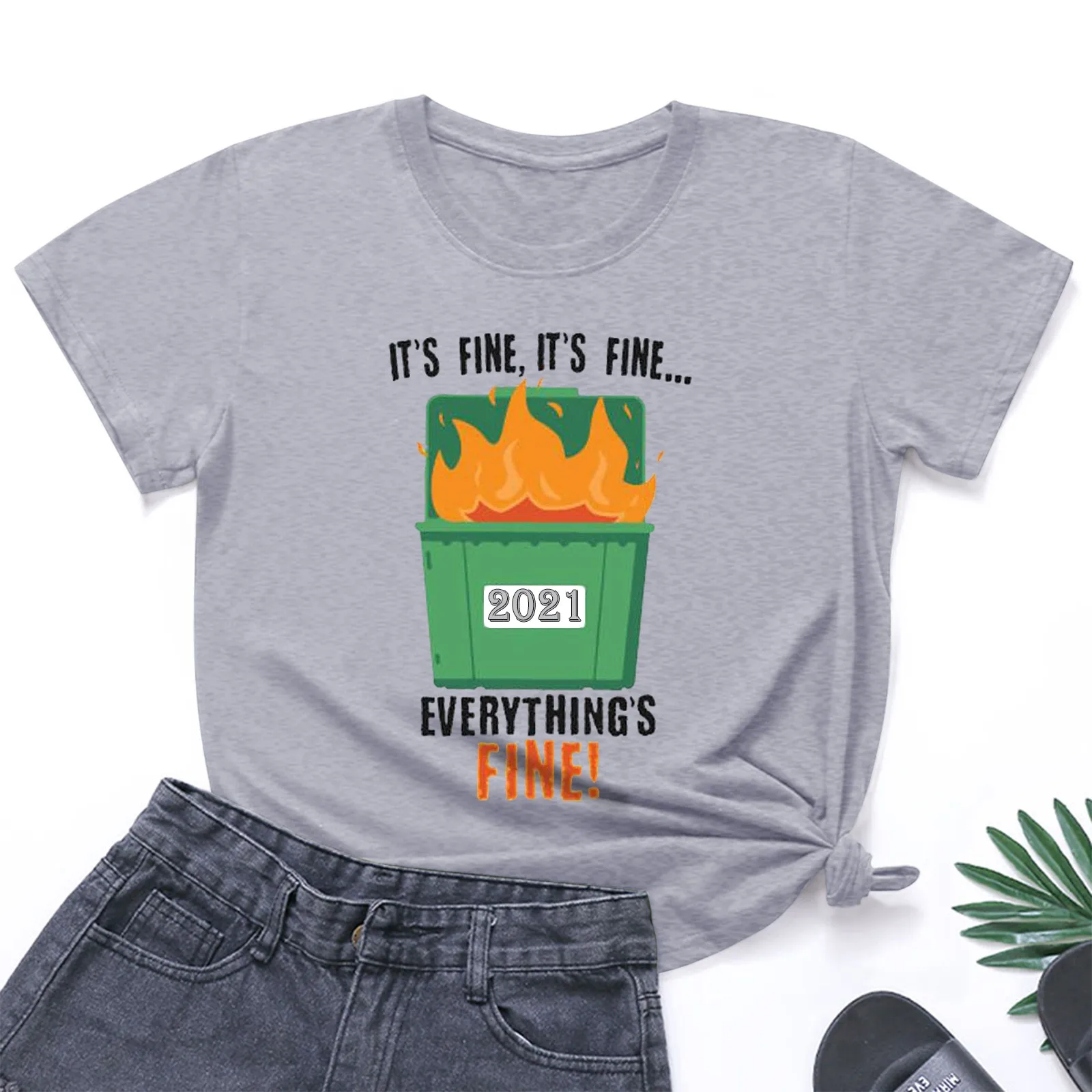 

Color Printed Printed 2021 Short O-Neck Sweatshirt Women's Top Sleeve Solid Women's Blouse Girl Slip Workouts Shirts for Women