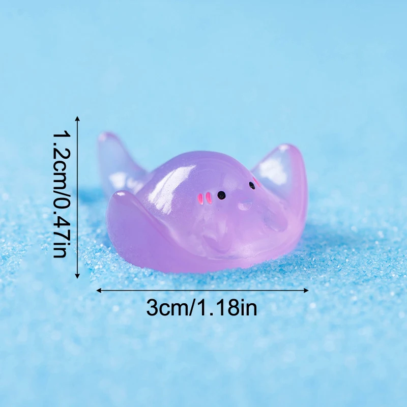 Мультяшный светящийся орнамент мини кулон в виде животного микро садовый