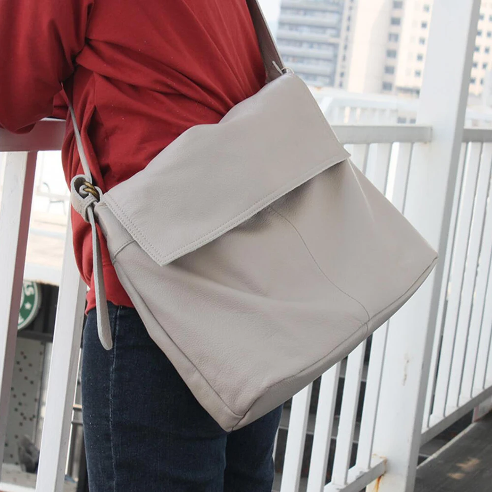 Женская сумка на плечо из натуральной кожи