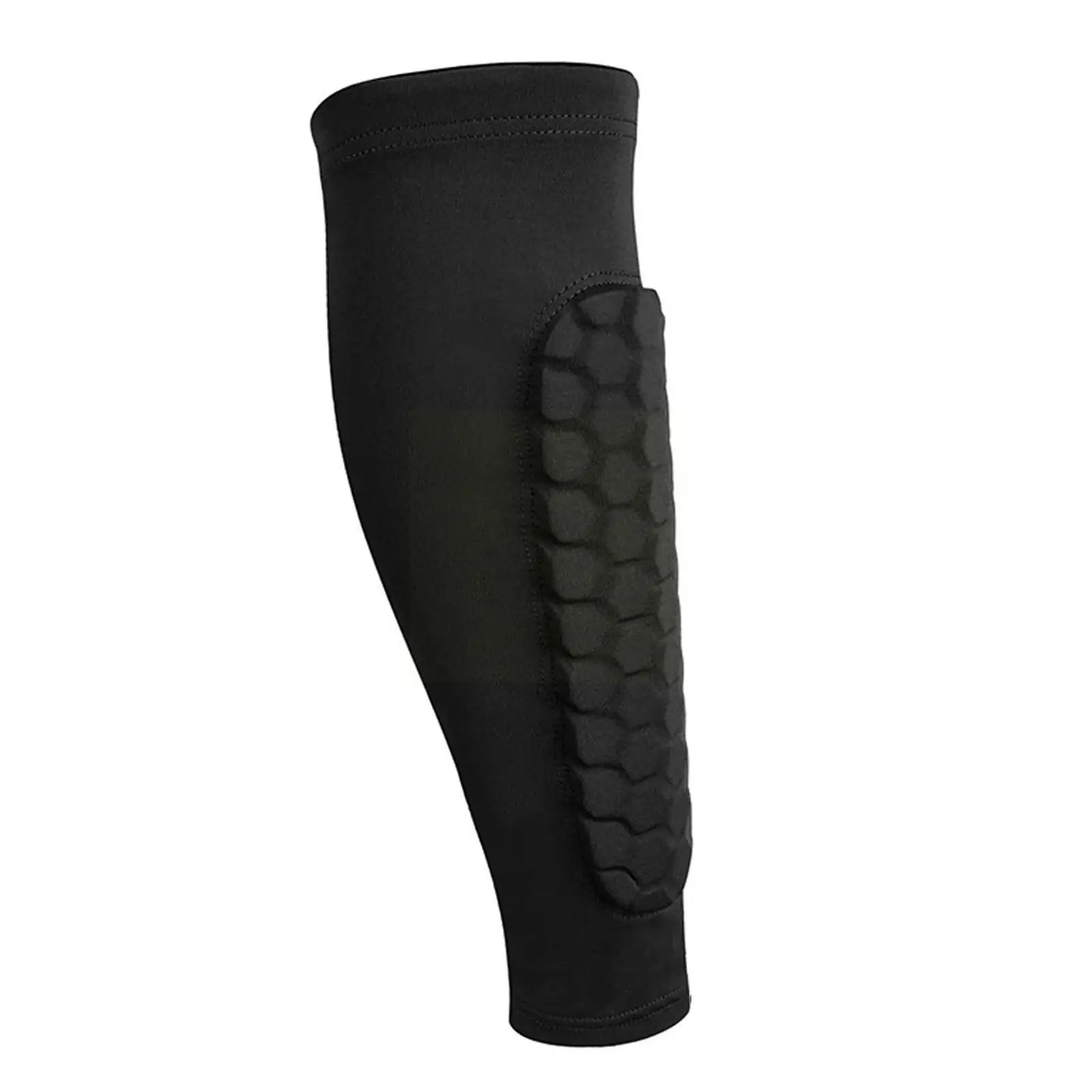 

1pcs Soccer Shin Guards Honeycomb Breathable Knee Pads Cycling Mountaineering Black Protective Gear Basketball Sports R2c4