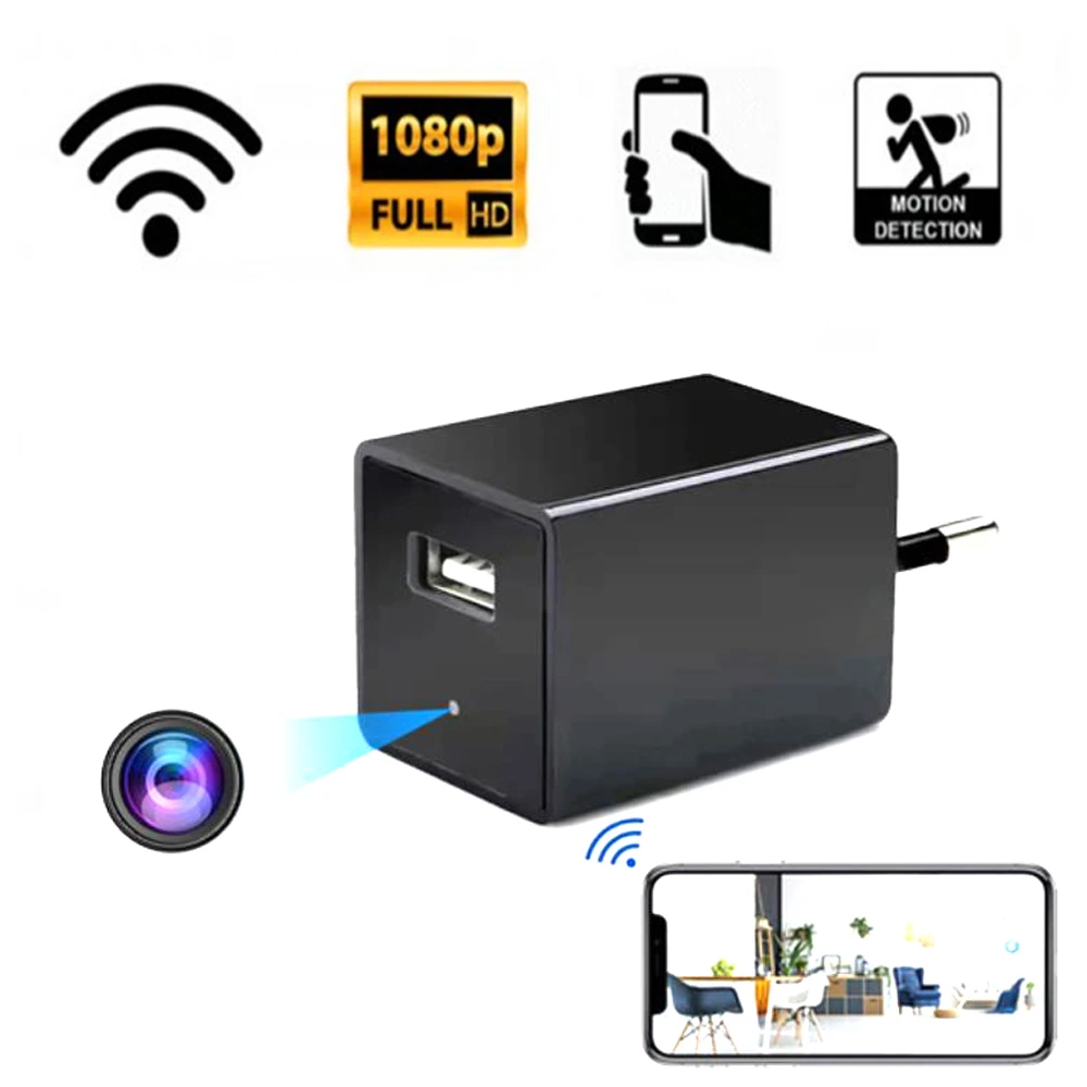 

Беспроводная мини-камера видеонаблюдения HD 1080P с USB-портом
