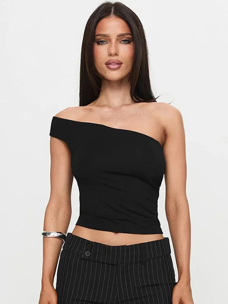 Осенне-зимний косой крест без бретелек мульти-одежда топ с открытой спиной и