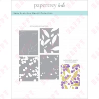 2022 hot sole berry branches stencil collection scrapbook diary diy decoration paper embossing template greeting card handmade
