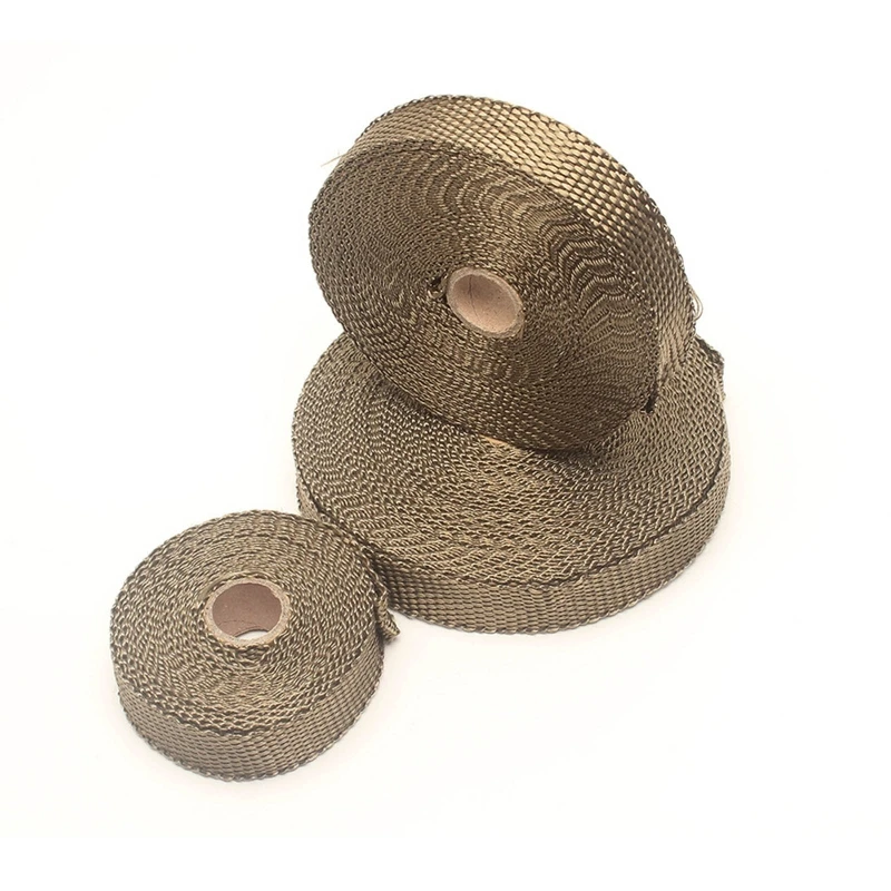 

Exhaust Heat Shield Motorcycle Thermal Tape Header Pipe Wrap Thermal for Protect