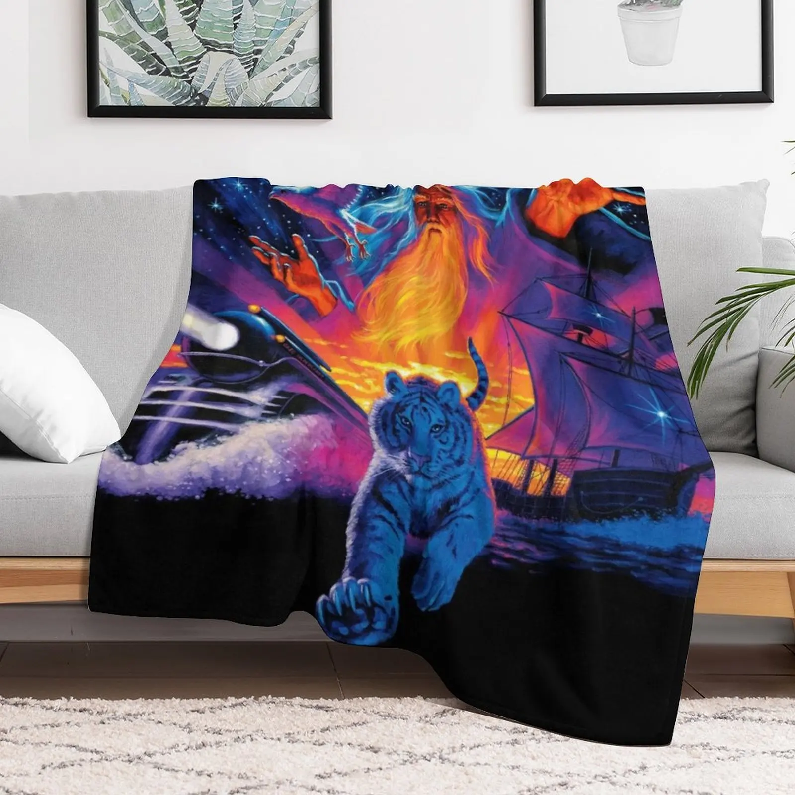 The Wizard's Journey - Art by Greg Hildebrandt Плед Покрывала Мягкие одеяла для кроватей