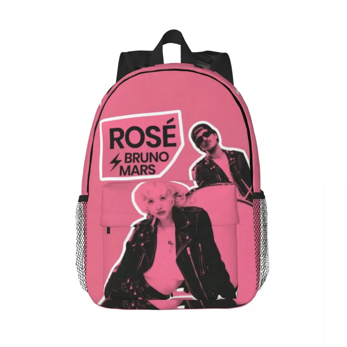 A-APT ROSE-Bruno Mars Новый модный узор Школьная сумка Легкий рюкзак с принтом 15 дюймов