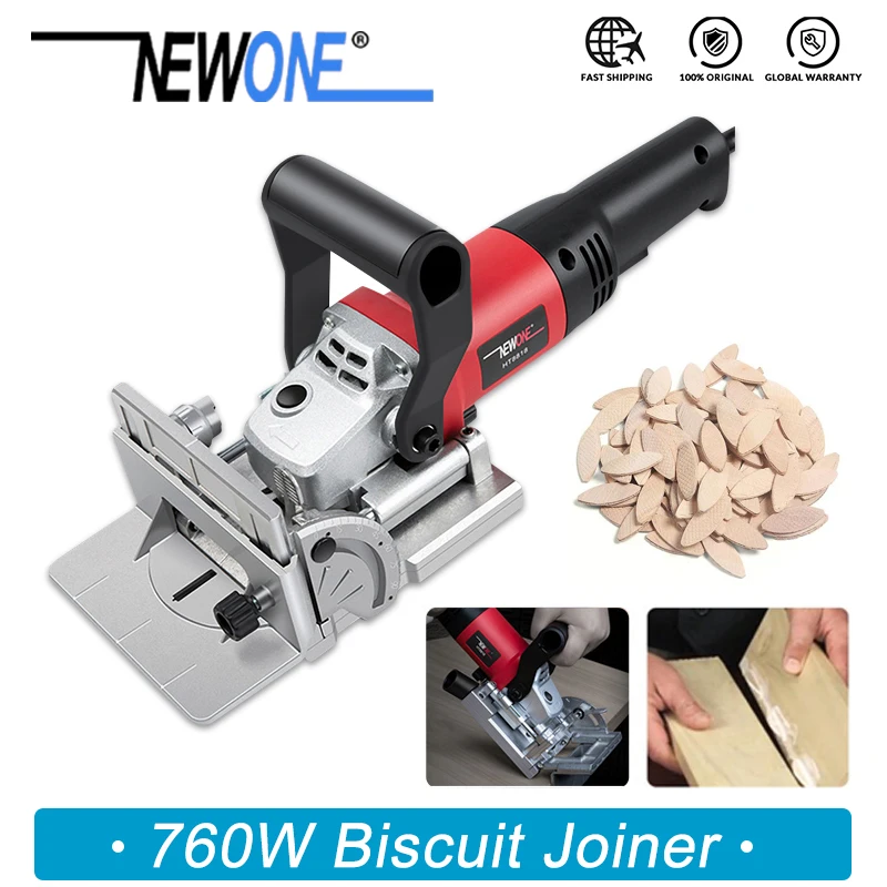 NEWONE Power Tool 760W Biscuit joiner Slotting Jointer Sewing Machine Woodworking Tenoner  groove Machine Plate joiner