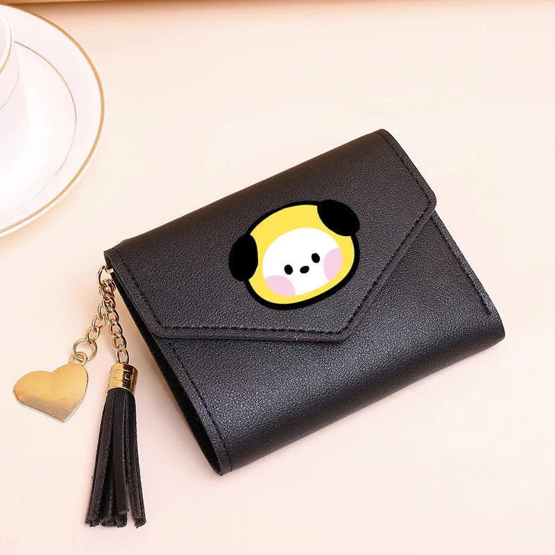 Симпатичный модный креативный кошелек Bt21 из мультфильма аниме милый