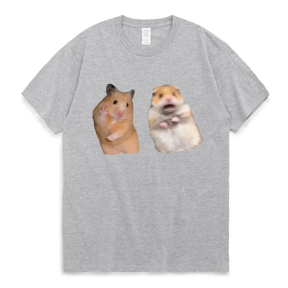 Забавная футболка с изображением мира и кричащего хомяка подарок для влюбленных