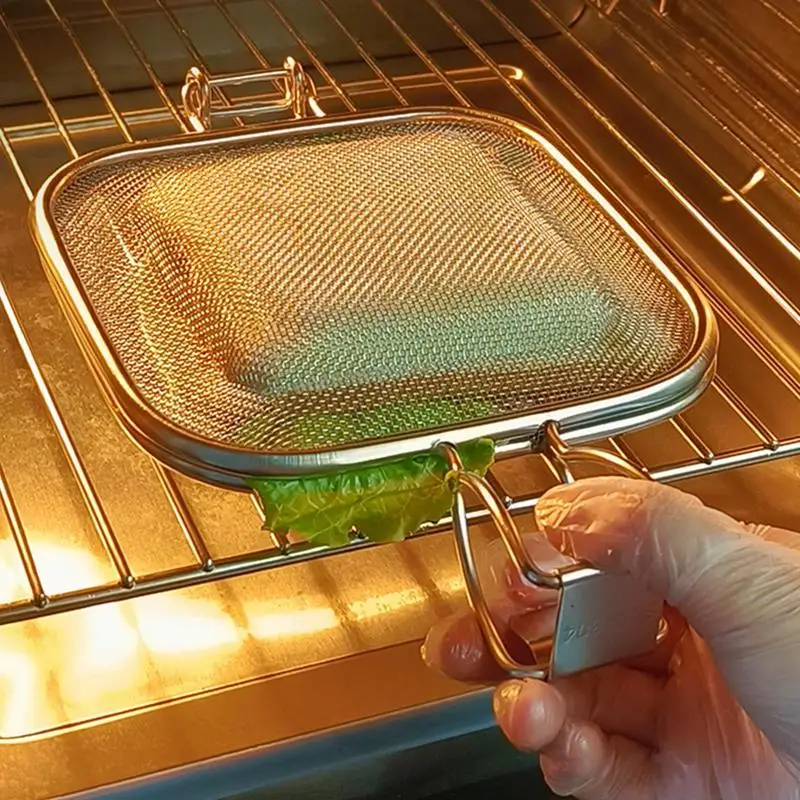 

Sandwich Press Tool Stainless Steel Toast DIY Mesh Press Baking Mesh Mold With A Circular Design For Hot Dogs Sandwiches Breads