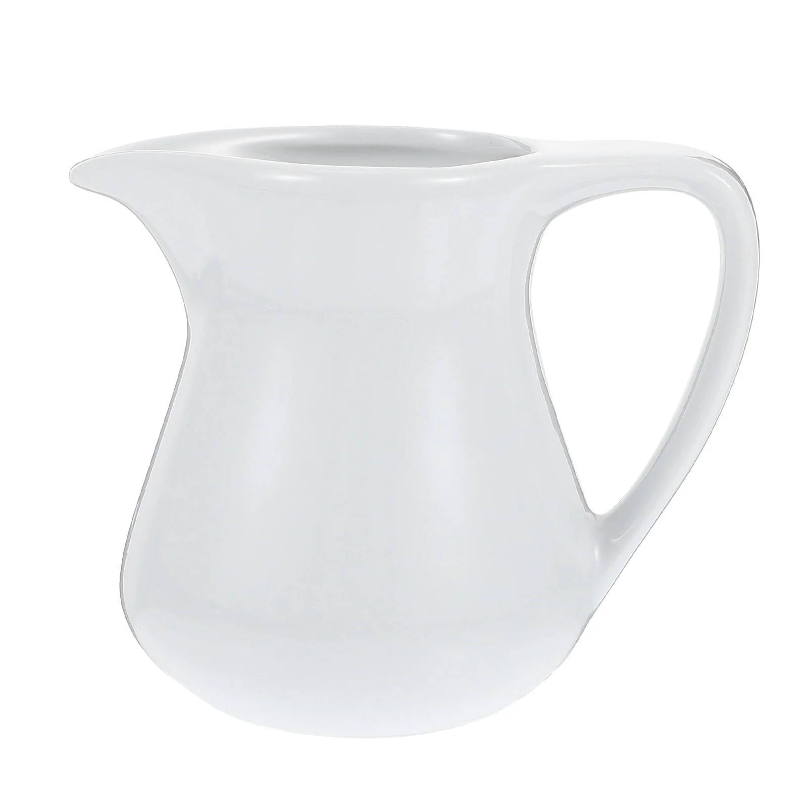 

Creamer Pitcher Ceramichandlesauce Jug Gravy Coffee Cup Mini White Dressing Server Salad Dishes Syrup Porcelain Boat Pourer