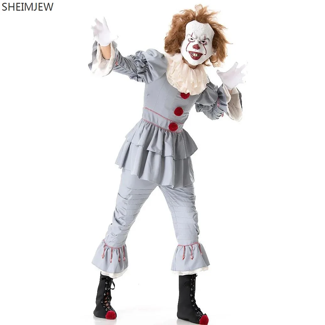 2024 костюм Джокера для взрослых и мужчин на Хэллоуин вечерние Пурим террор клоун