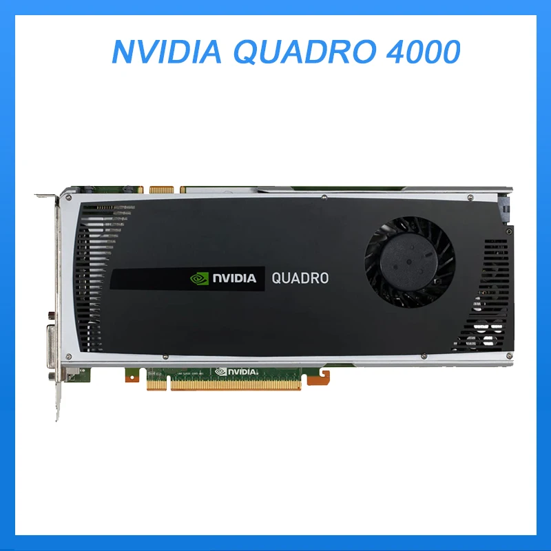 

NVIDIA Quadro 4000 Graphic Card GDDR5 256bit PCI Express Gen 2 x16 400MHz 2560×1600 DVI-I Quadro Professional Graphic Card