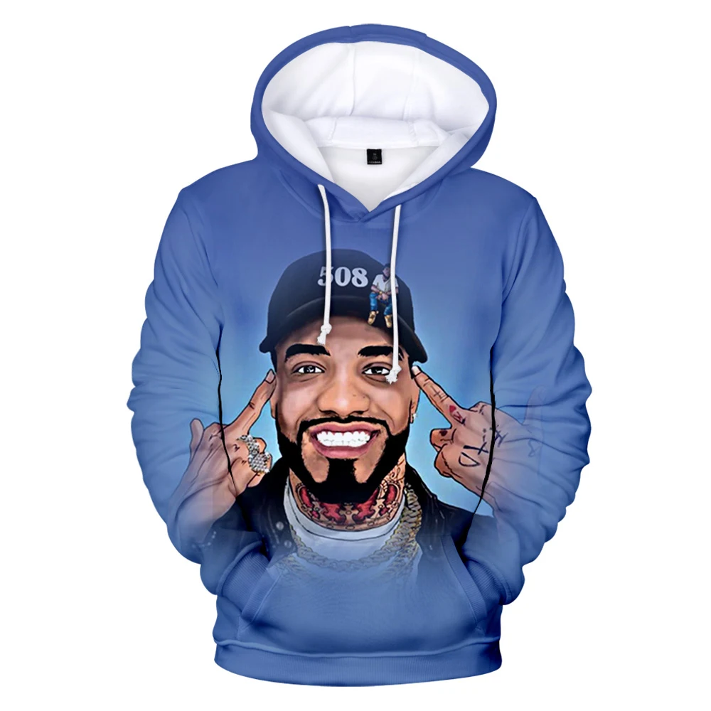 

Худи Rapper Joyner Lucas, толстовка с 3D принтом для мужчин и женщин, Модный пуловер большого размера с капюшоном, Свитшот в стиле K-POP, уличная одежда