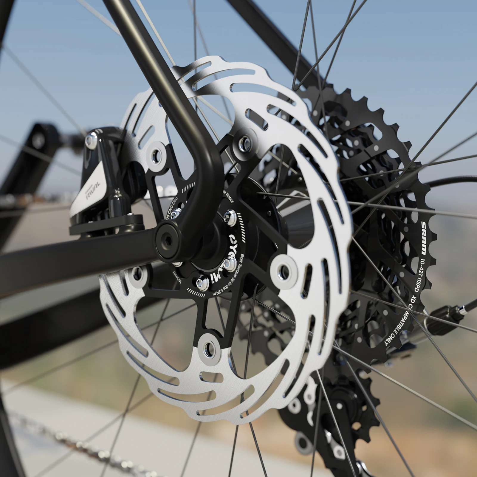 Велосипедный дисковый тормозной ротор CYCLAMI 160 мм 180 гидравлический высокопрочный