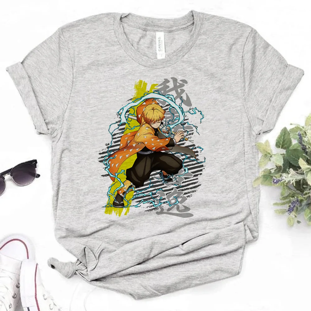 

demon slayer Tee women designer t shirt female graphic anime funny clothing