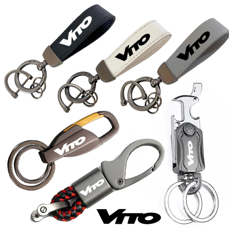 

Hand braided rope alloy key chain key For MERCEDES Benz VITO Accessories