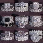 Женское кольцо, обручальное кольцо с зеленой розовой подвеской