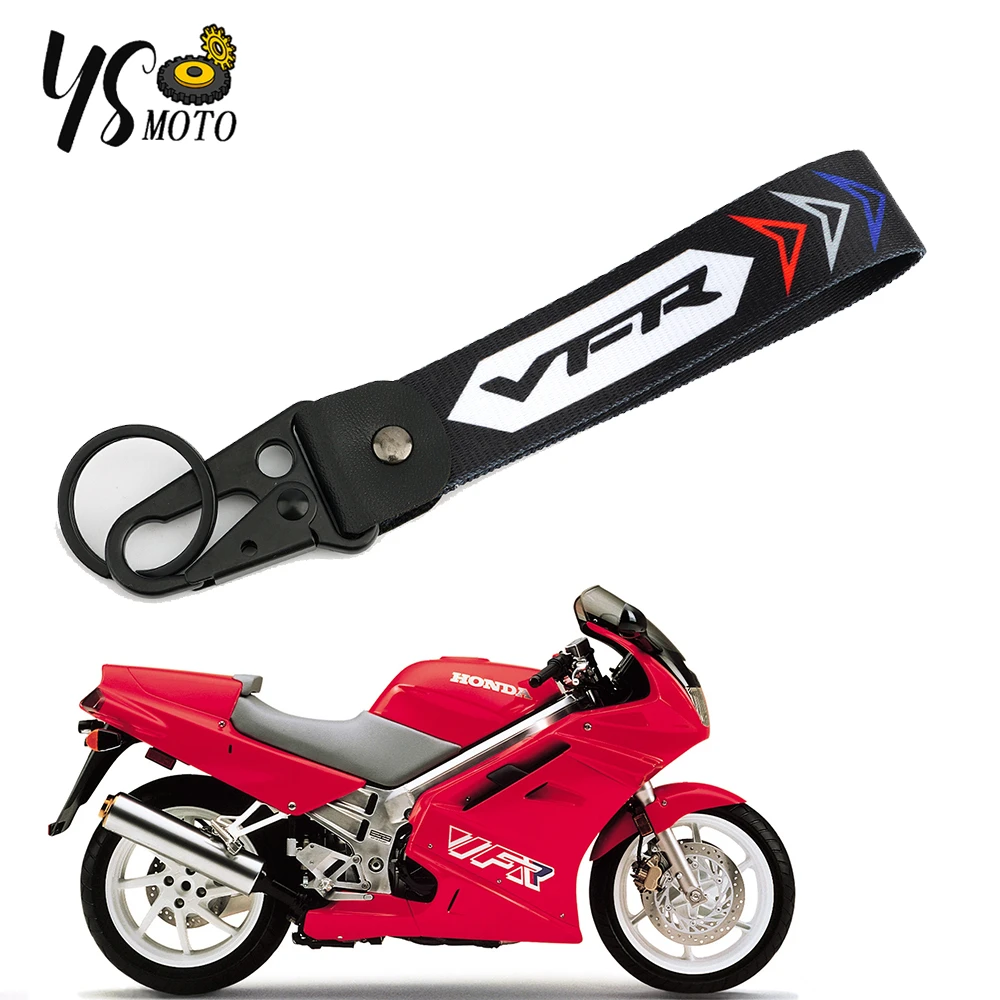 

For HONDA VFR 750 800 1200 Crosstourer Motorcycle Accessories Embroidery Keychain Keyring With Logo VFR