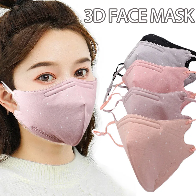 3/6 шт. многоразовые моющиеся маски для мужчин и женщин