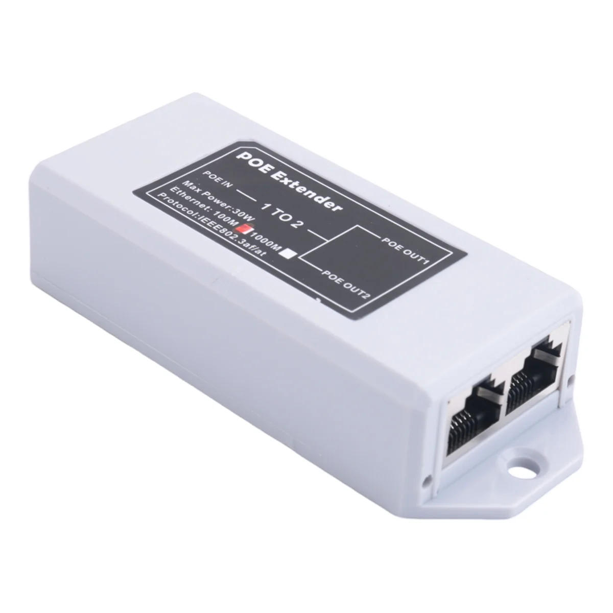 Удлинитель POE на 1-2 порта 100 Мбит/с IEEE 802.3Af/At 48 В