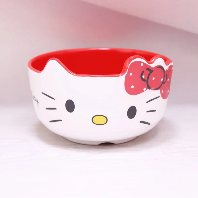 

Мультяшная миска Hello Kitty, мультяшная миска для супа, креативная посуда, миска для лапши быстрого приготовления, вечерние посуда, бытовая посуда для подарков