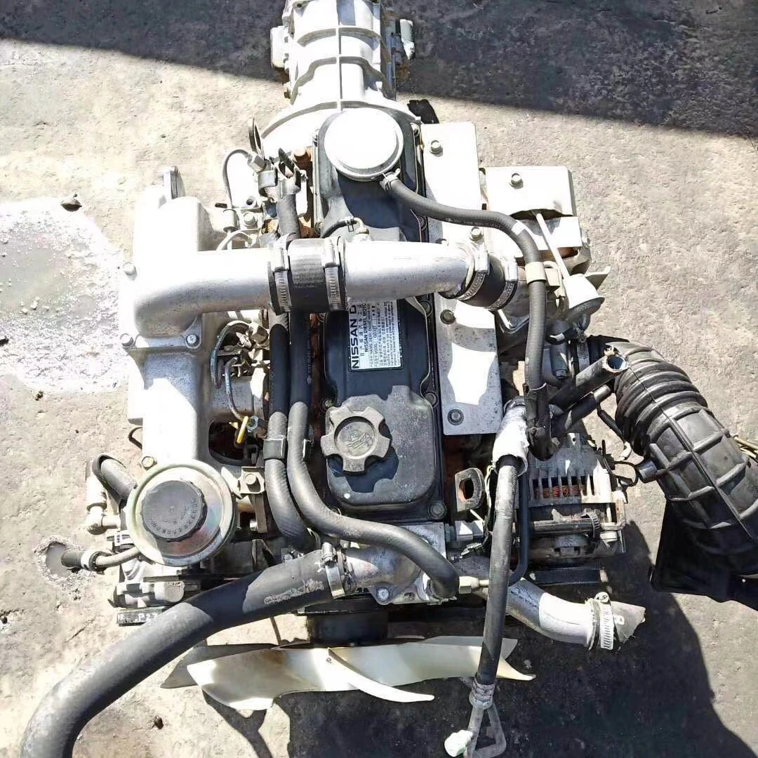 Хорошо используемый оригинальный дизельный двигатель Nissans Qd32 Qd32t с коробкой