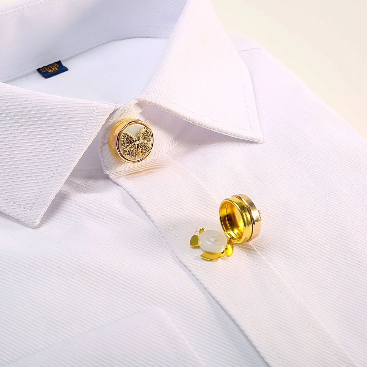 Металлические запонки 2 шт