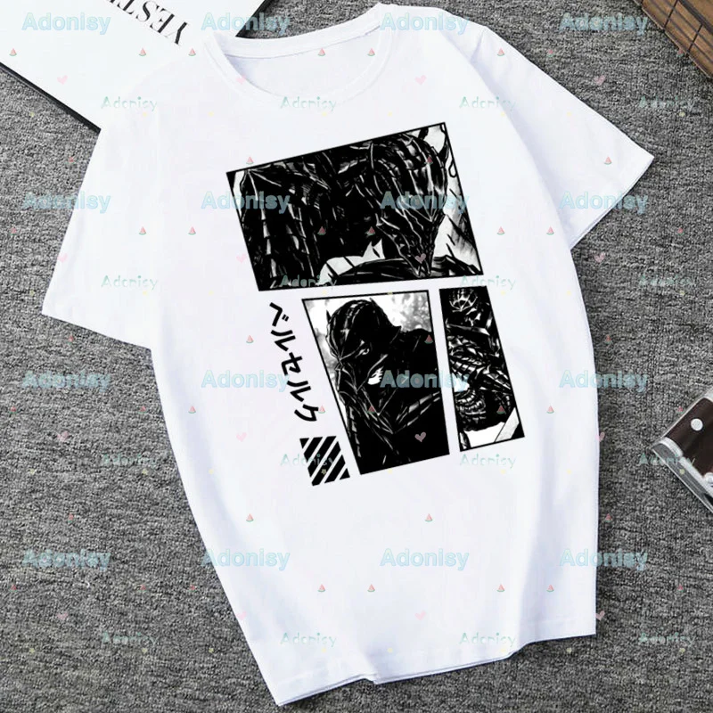 

Berserk Guts Swordsman Gatsu Sacrifice Zodd Women Harajuku T-Shirt Summer Unisex Short Sleeve Casual Tops Tees Clothing