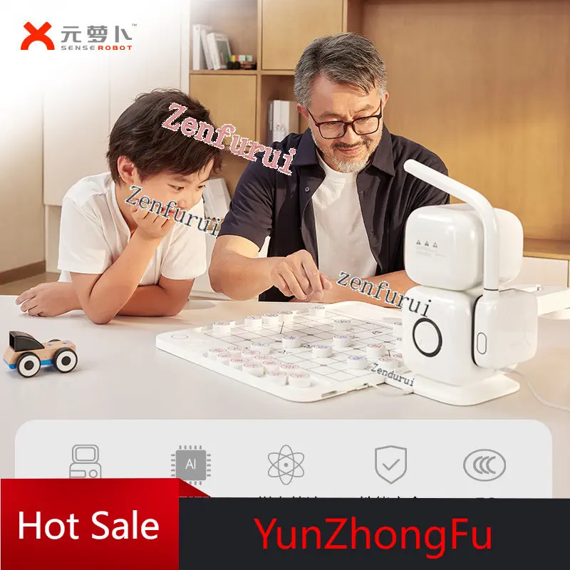 

AI Chess Playing Robot Business Soup Intelligent Dialogue Children's Chinese Chess Early Education Learning Robot Silver