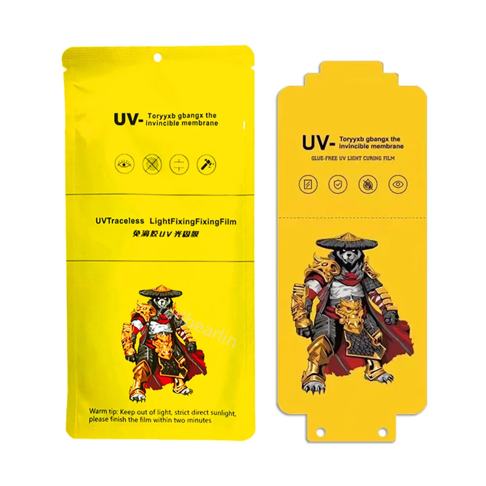 10pcs Glue Free UV Light Curing Film Screen Protector Guard For Samsung S10 S20 S21 S22 Plus S23 Utral Note 8 9 10 20 Plus
