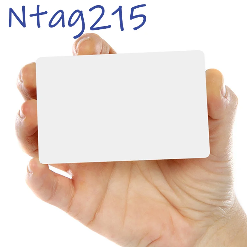 Индивидуальная смарт-чип-карта RFID ntag215 ключ NFC 504 байта ПВХ-тег iso14gar IC Bluetooth
