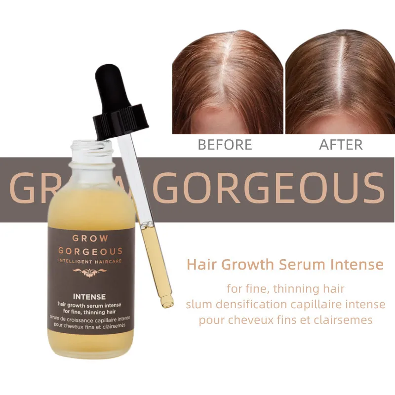 

Grow Gorgeous Hair Growth Essence Fast Growing Essential Oil Prevent Hair Loss Serum Nourish Scalp Anti-Loss Product 60ml