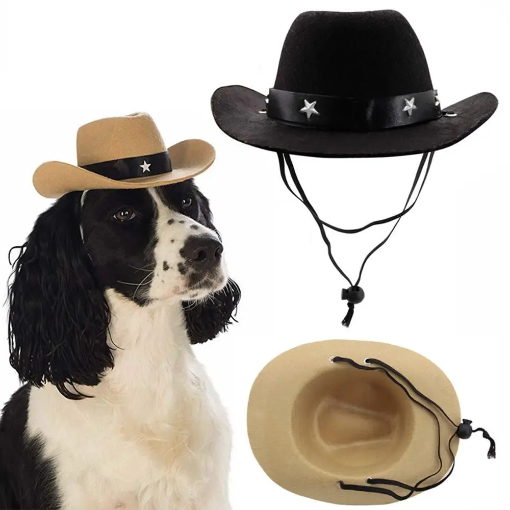 Hat Halloween Decoration Photo Prop Cat Costumes Christmas Cowboy Hat Dog Costume Pet Supplies Dog Hat Cat Cowboy Hat