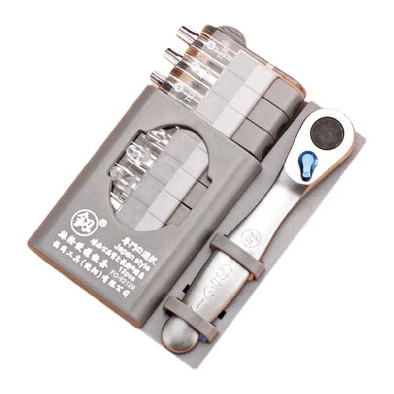

Mini Ratchet Wrench Screwdriver Bit Set Multifunctional Special Shaped Slotted Screwdriver Household Hand Tools
