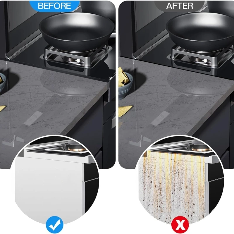 2 пары многофункциональных щитков для плит текстура из нержавеющей стали от 13 8 до