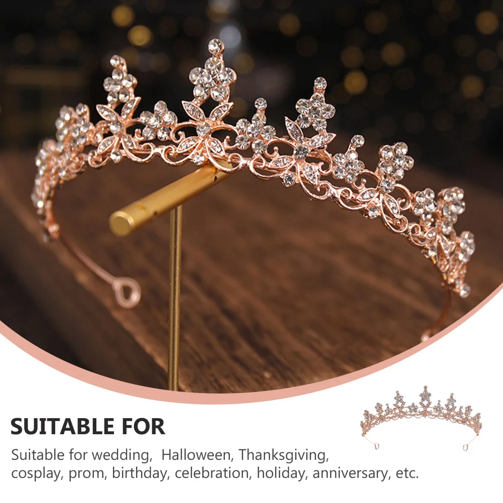 Хрустальная повязка на голову корона женские аксессуары для волос женский