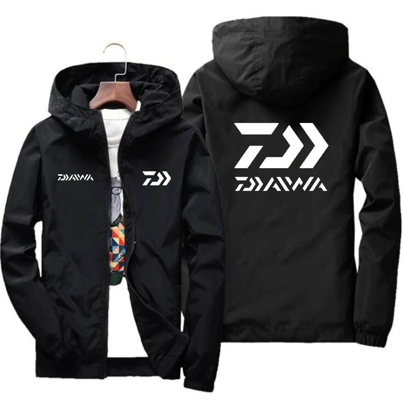 

DAIWA Waterproof Hiking Jacket Men Fishing Windbreaker Outdoor Softshell Windproof Rain Coat S-7XL