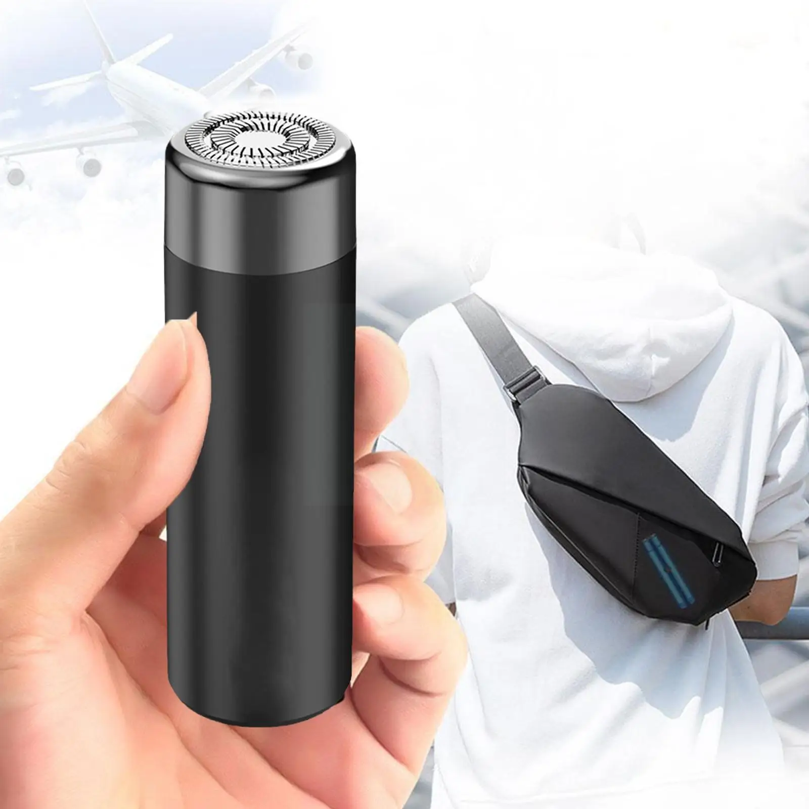 

Mini Electric Shaver Rotary Cutter Car Beard Knife Usb Fast Charge Self-service Hair Machine Shaver For Men Q4l0