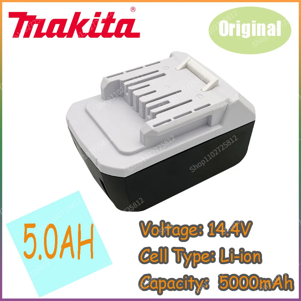 

Makita Mak 14.4V 5.0AH BL1415G BL1413G BL1460G DC18WA UH480D UH520D UM165D UR140D DMR106 Rechargeable Li-Ion Battery