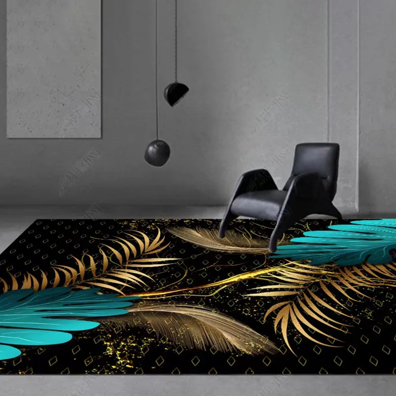 

Large Area Full Shop Nordic Home Living Room Sofa Floor Mat Bedroom Bedside Rug Non-slip Absorbent Entry Door Mat Customizable