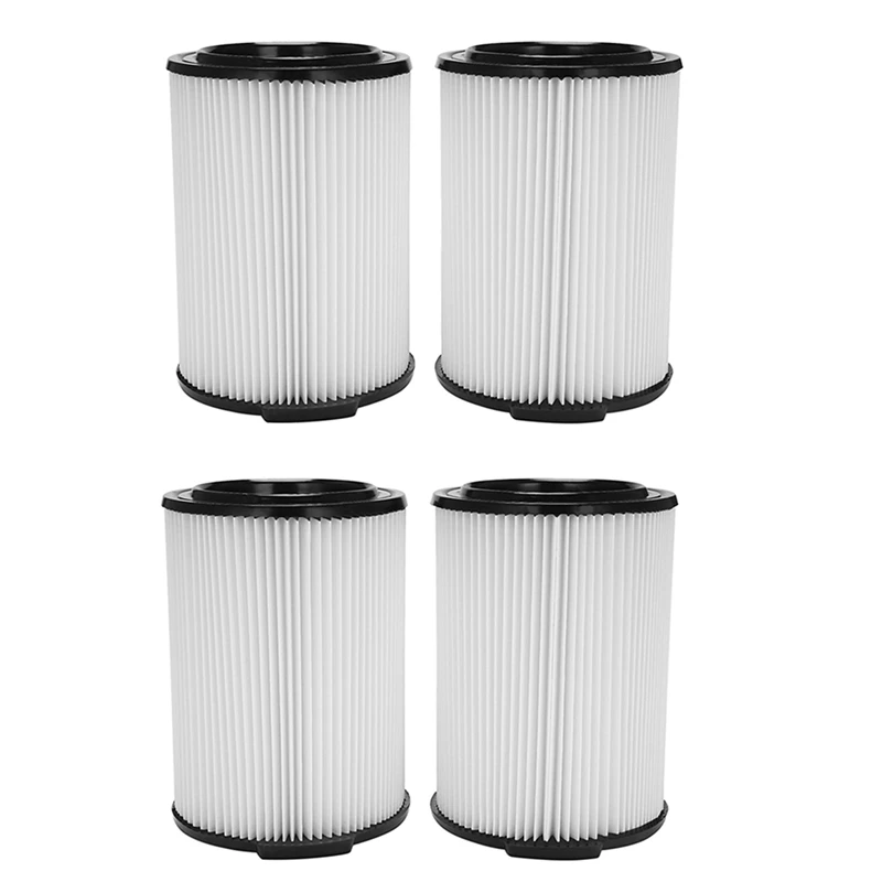 For Ridgid VF4000 Replacement Filter For 5-20 Gallons And Larger Vacuum Cleaner, Replacement VF4000 Filter (4 Pack)