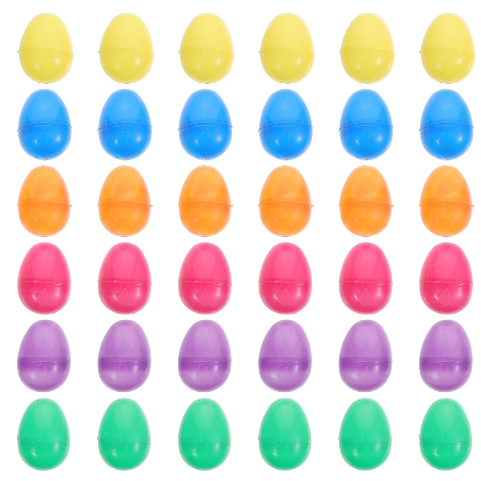 

Easter Eggs Egg Plastic Fillable Empty Bright Colorful Surprise Giant Bulk Large Unfilled Models Painting Toy Eggshells