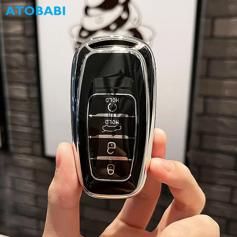 Чехол для автомобильного ключа из ТПУ, чехлы для дистанционного управления, защитные аксессуары для автомобильного ключа для FAW Hongqi 2023 E-HS9 High-end H5 H9 2020 2021 2022