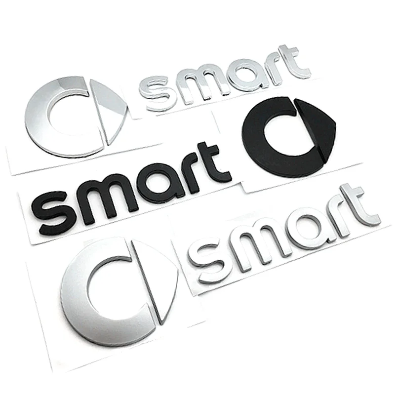 

ABS Front Head Hood Rear Trunk Two Four Roadster Jeremy Speed Stars 451 453 For Smart Car Badge Emblem Logo Sticker Accessories