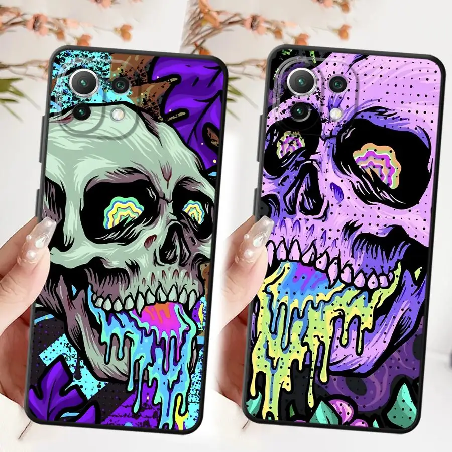 Фото Чехол для телефона Gluo Skull для Xiaomi Mi 17 Pro Max 10T 17T 14 12 11T 13 Lite 11 15T 12X 12T №2