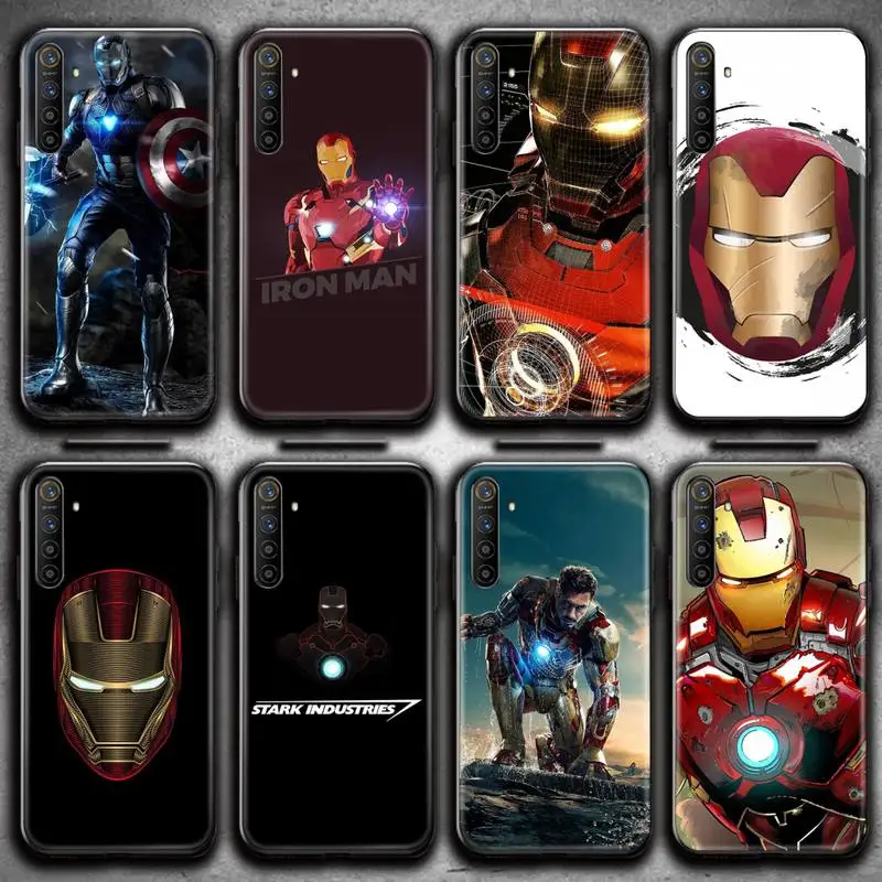 

Marvel Iron Man Phone Case For OPPO Realme 6 Pro C3 5 Pro C2 RENO2-Z A11X XT