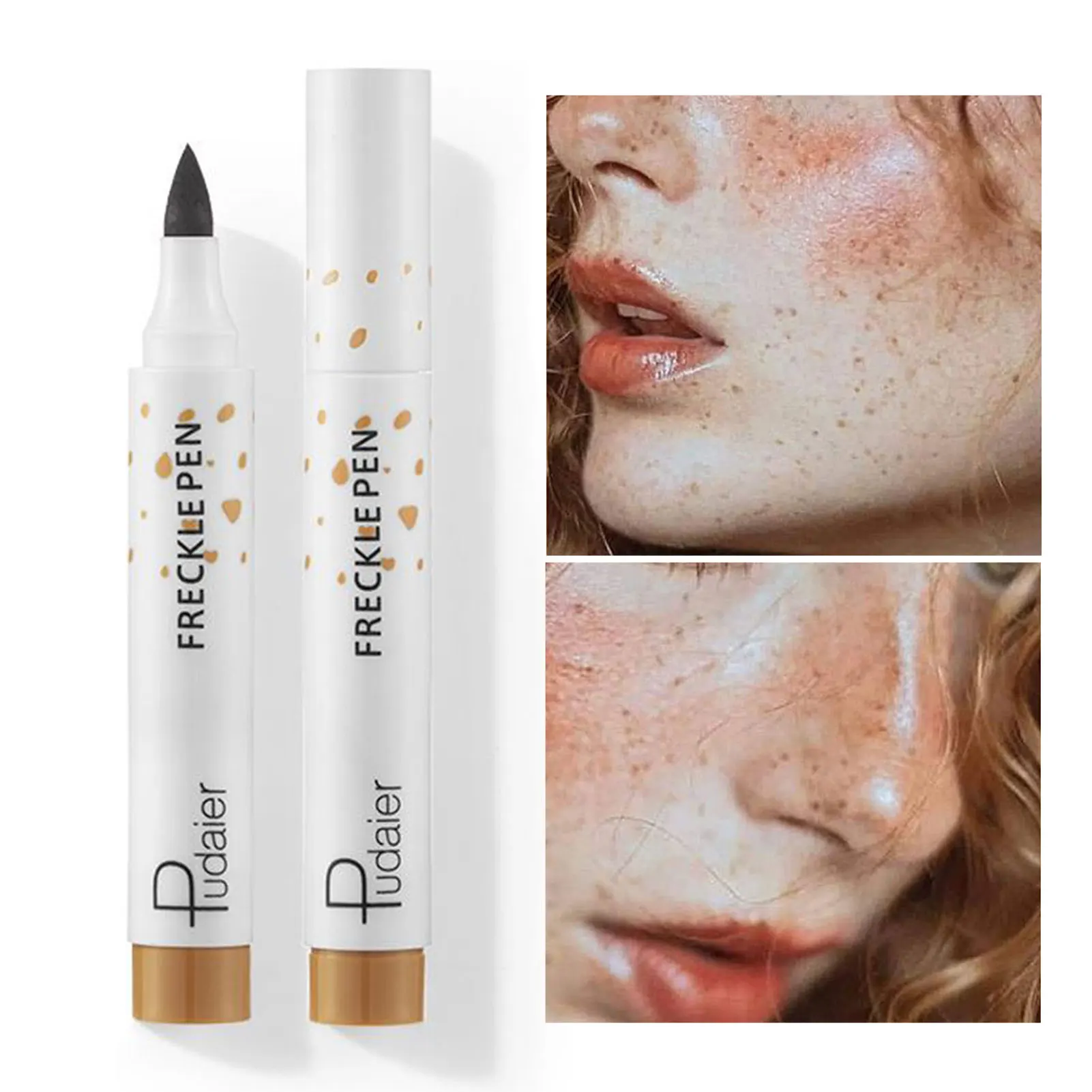 

1 шт., ручка для лица, имитация веснушек, натуральная Водонепроницаемая имитация веснушек, ручка для долговечного вида, точечная ручка для же...