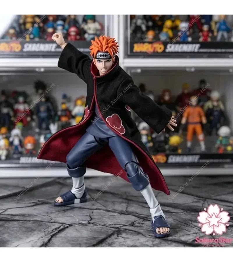 Фото В наличии: Оригинальная коллекционная фигурка Bandai SHF Naruto Pain Tendo Rinnegan Six Paths Edition, аниме-фигурка, коллекционная игрушка №2