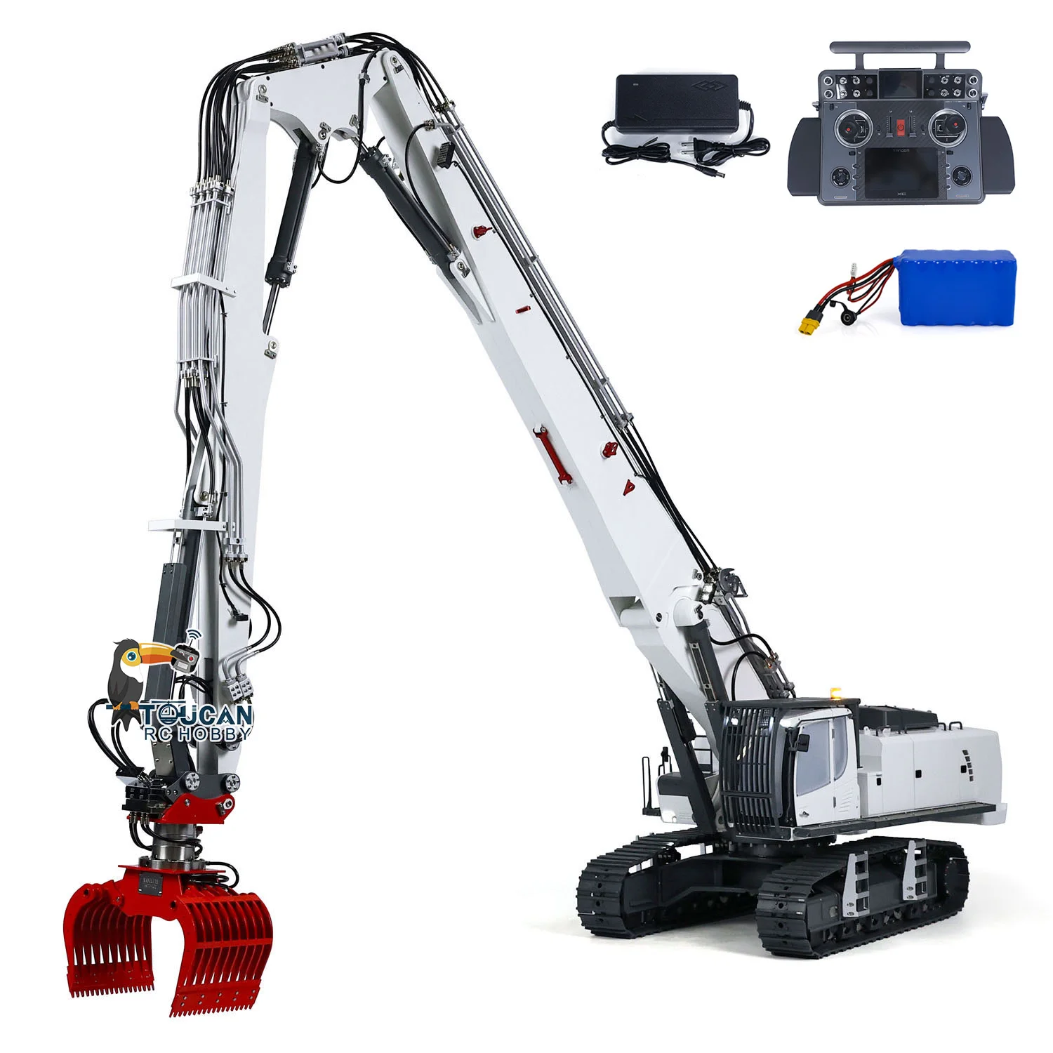 1/14 Kabolite K970 300S RC гидравлический экскаватор машина для сноса коготь огни звуки